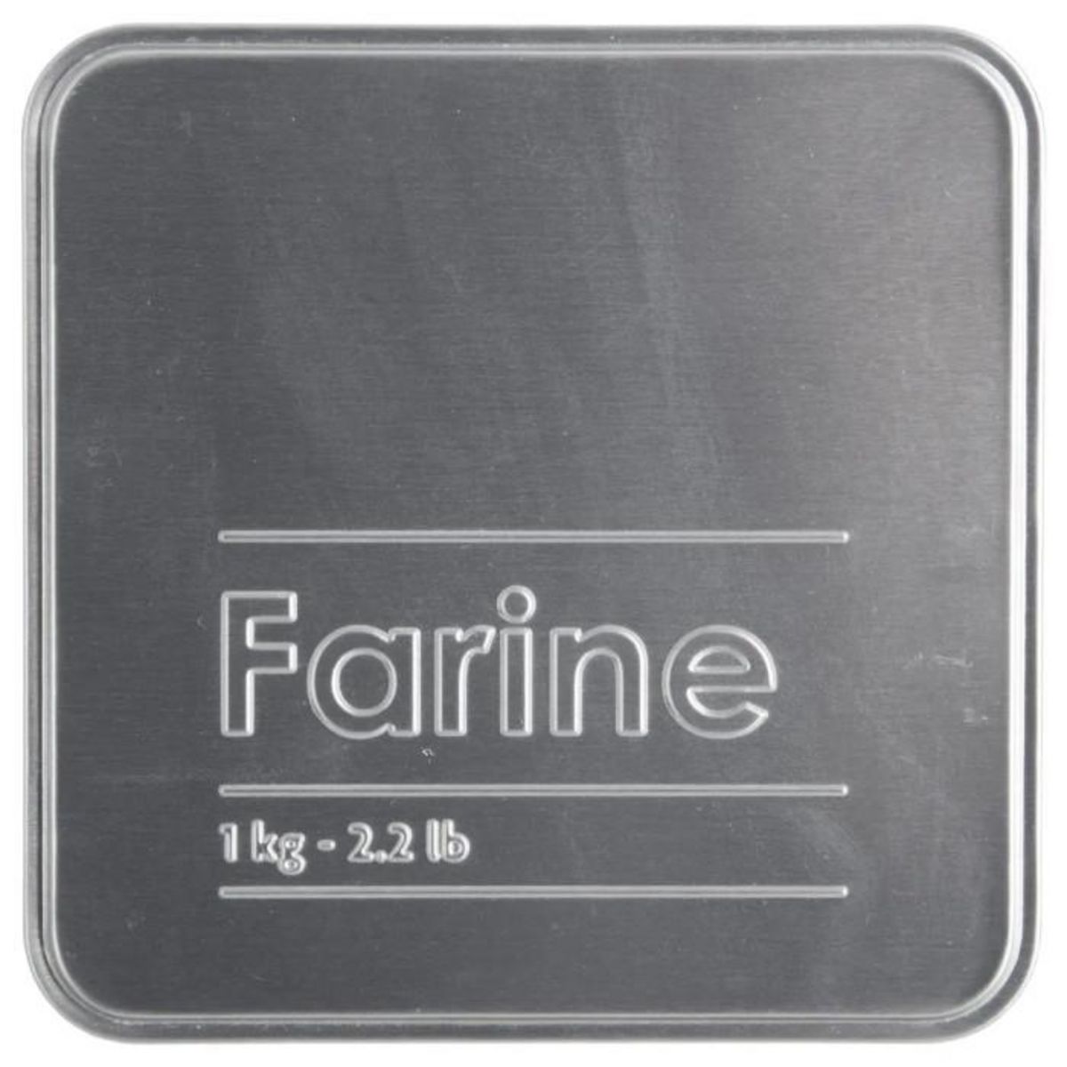 FIVE Boîte à Farine  Relief II  18cm Noir