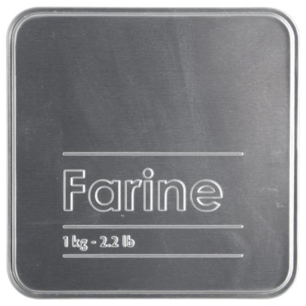 FIVE Boîte à Farine  Relief II  18cm Noir