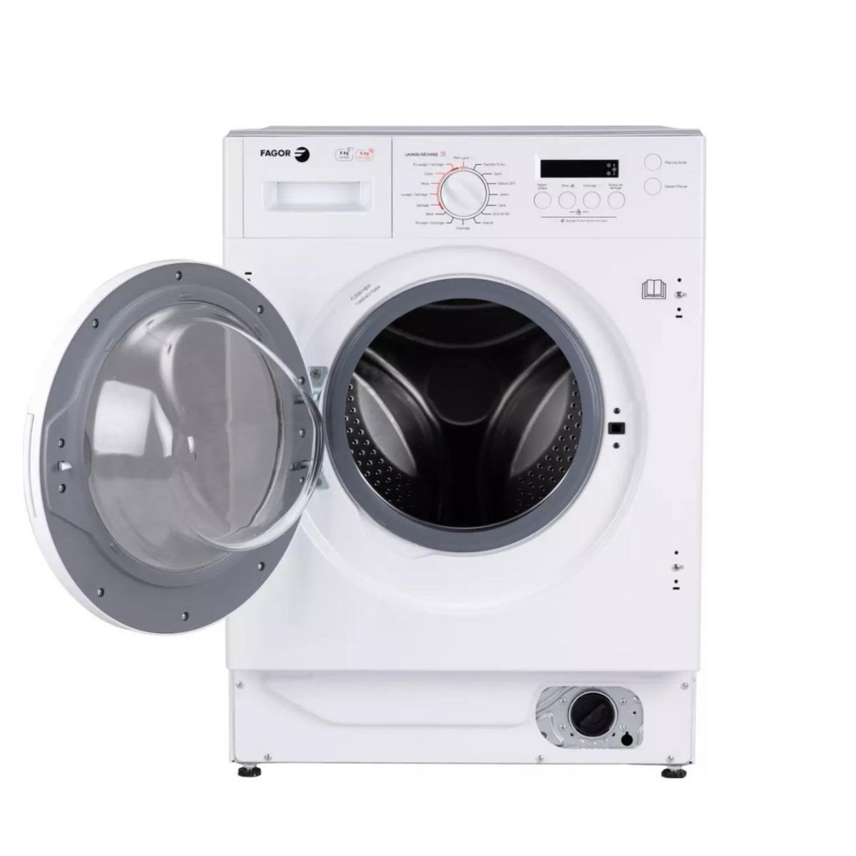 Fagor Lave-linge séchant intégrable 8/6kg 1400 tours/min - FLSI8614BW