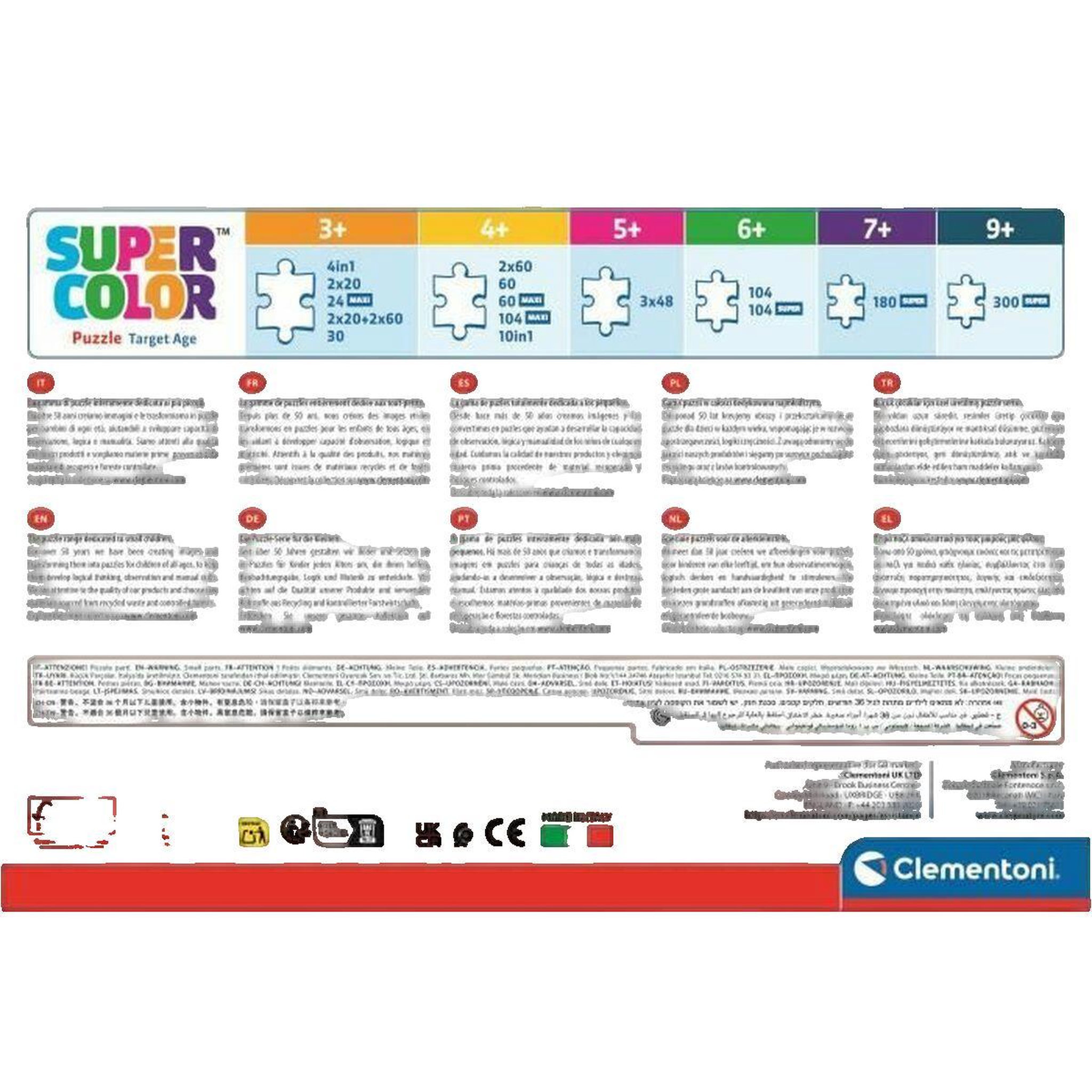 Voir la diapositive 2 : CLEMENTONI Puzzle 104 pièces Spidey – Puzzle enfant super-héros – Clementoni