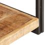 Voir la diapositive 5 : VIDAXL Meuble TV 120x30x40 cm Bois de manguier brut