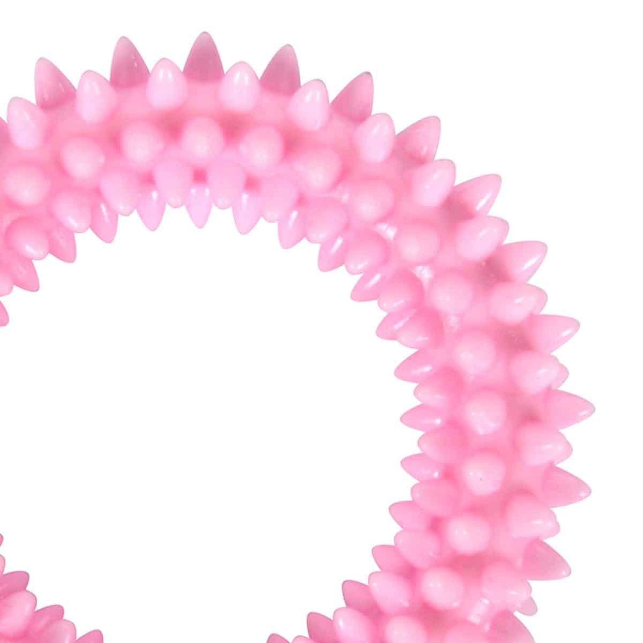 Voir la diapositive 3 : HOMEA Jouet anneau pour chien & chat  puppy  8cm rose