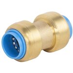 CENTRALE BRICO Raccord droit egal diam. 14 mm laiton