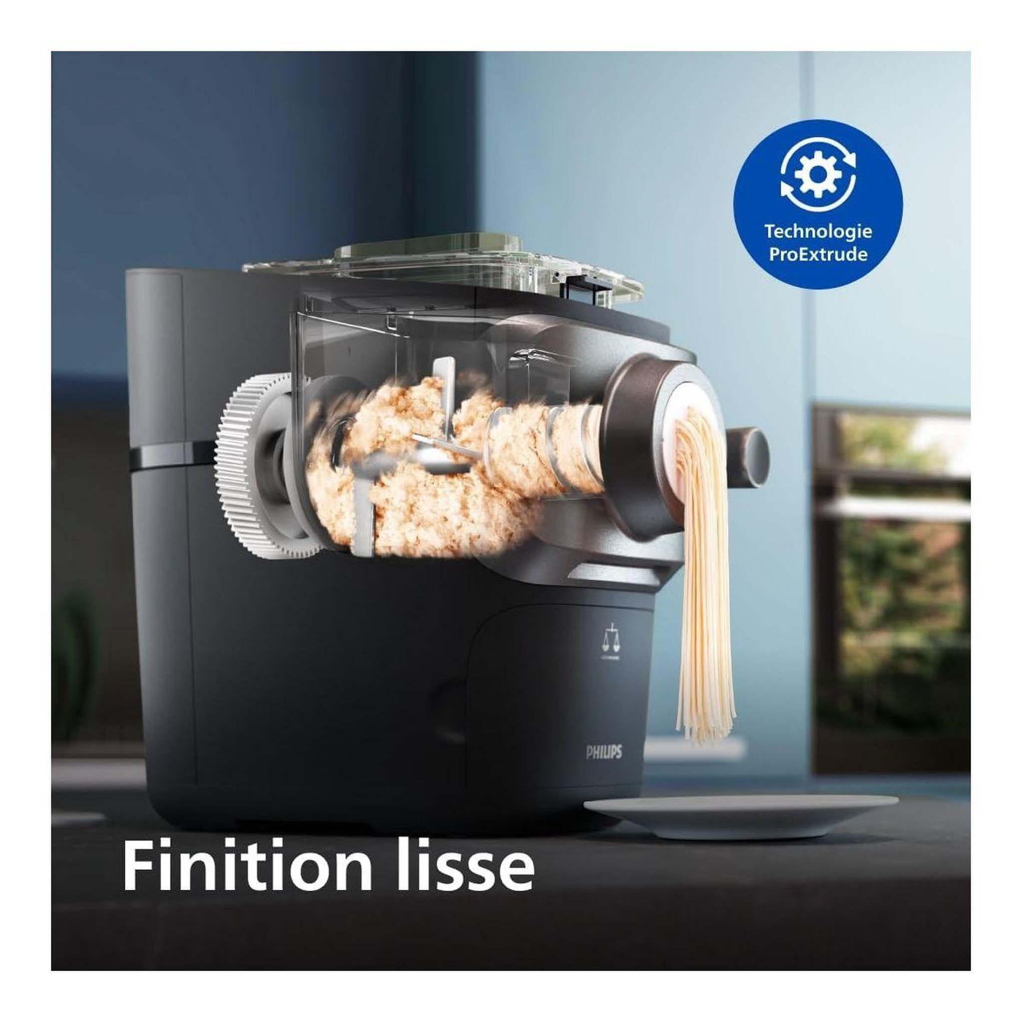 Voir la diapositive 3 : Philips Machine à pâtes HR2665/96