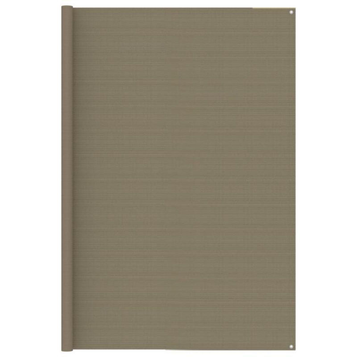 VIDAXL Tapis de tente 250x250 cm Taupe