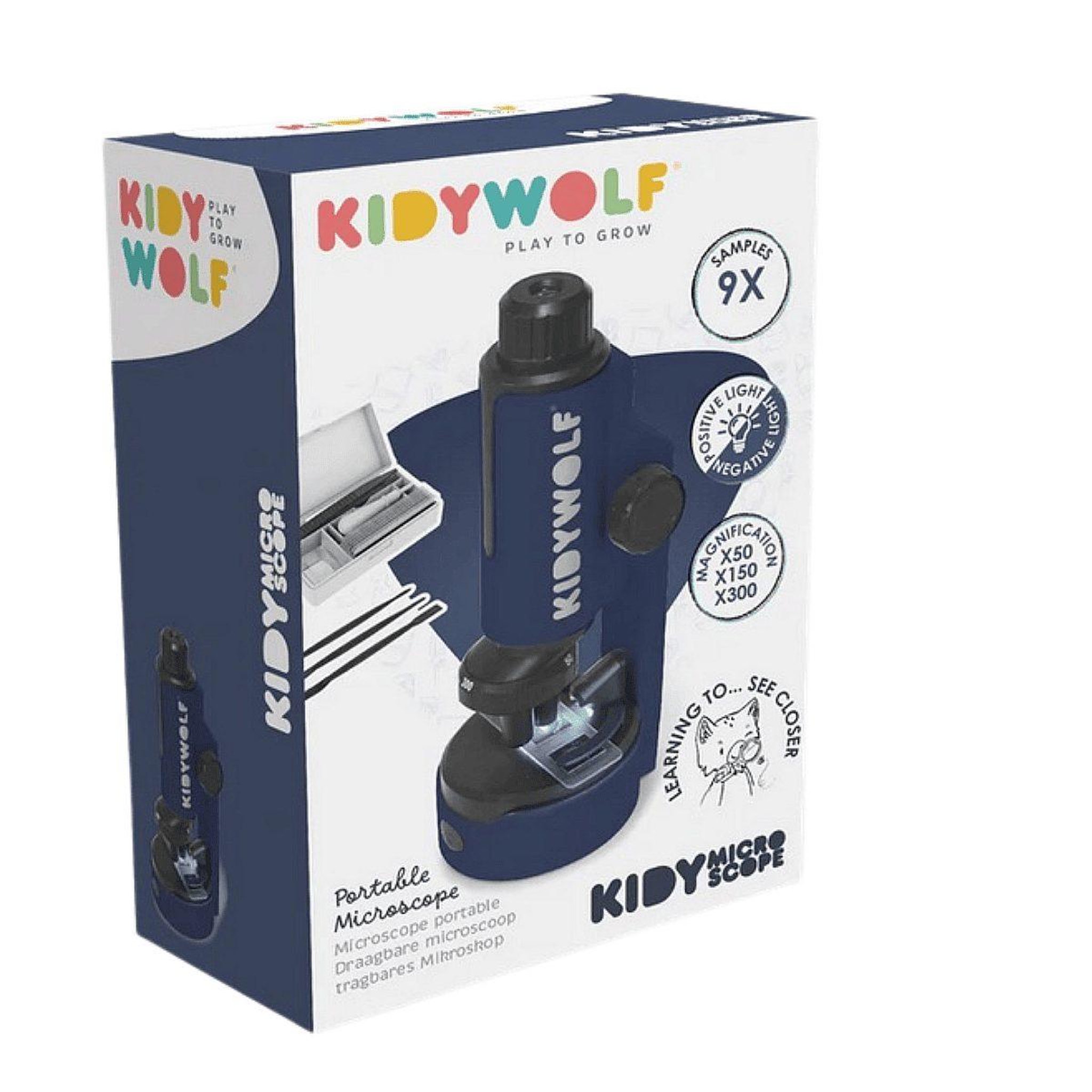 KIDYWOLF Kidymicroscope - microscope portable x50 x150 x300