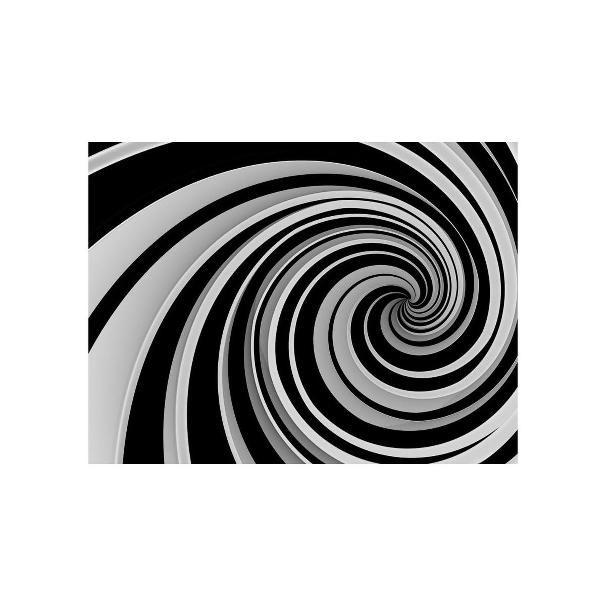 Voir la diapositive 2 : Paris Prix Papier peint ii  black & white swirl
