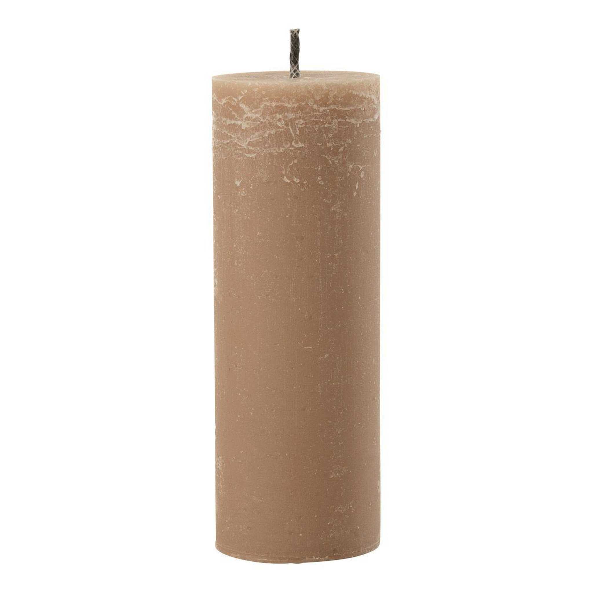 J-LINE Bougie pilier extérieur  odessa  28cm taupe