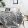 Voir la diapositive 4 : The Home Deco Factory Plaid grosse maille Chunky