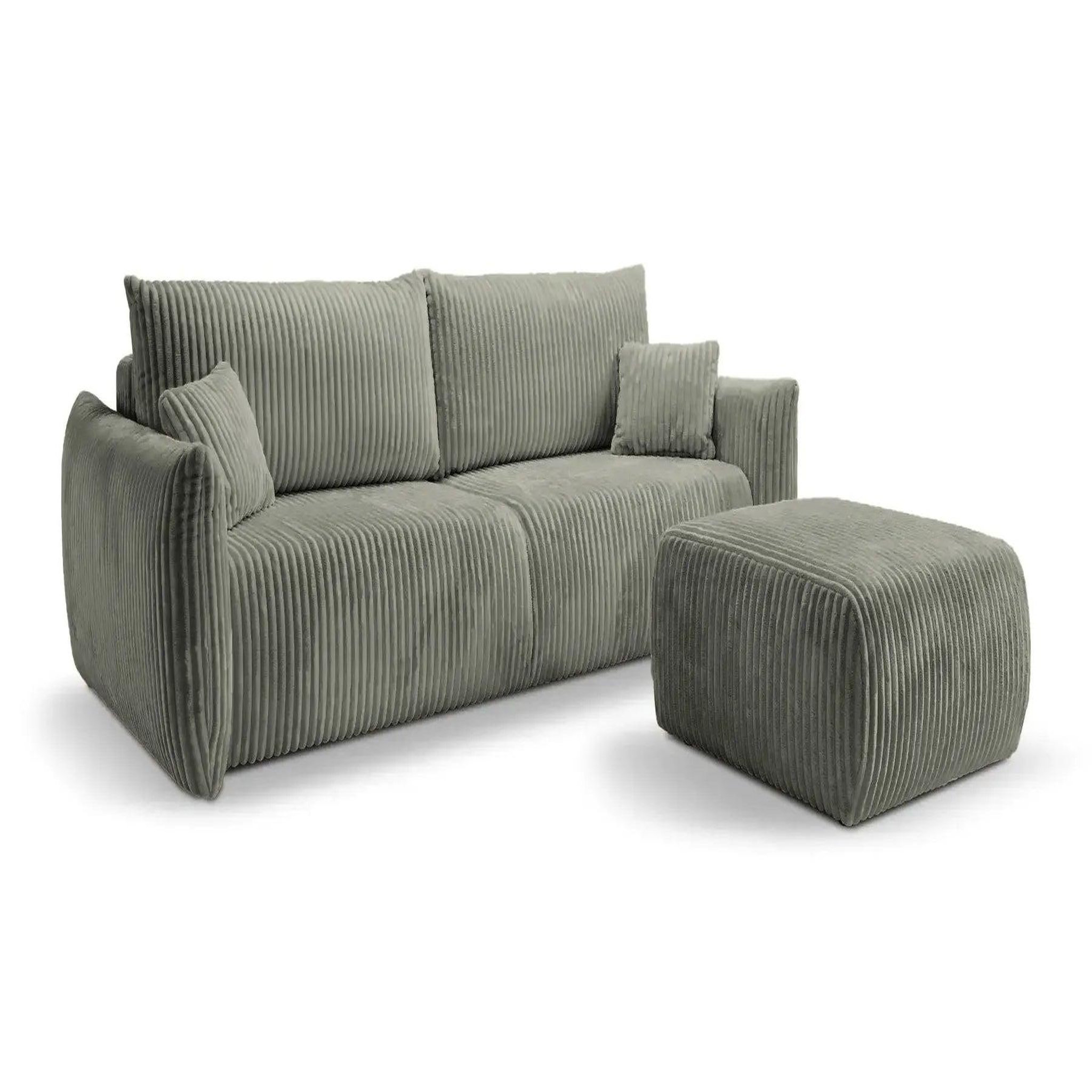 Voir la diapositive 6 : CASANOVA PARIS Elio - pouf velours côtelé