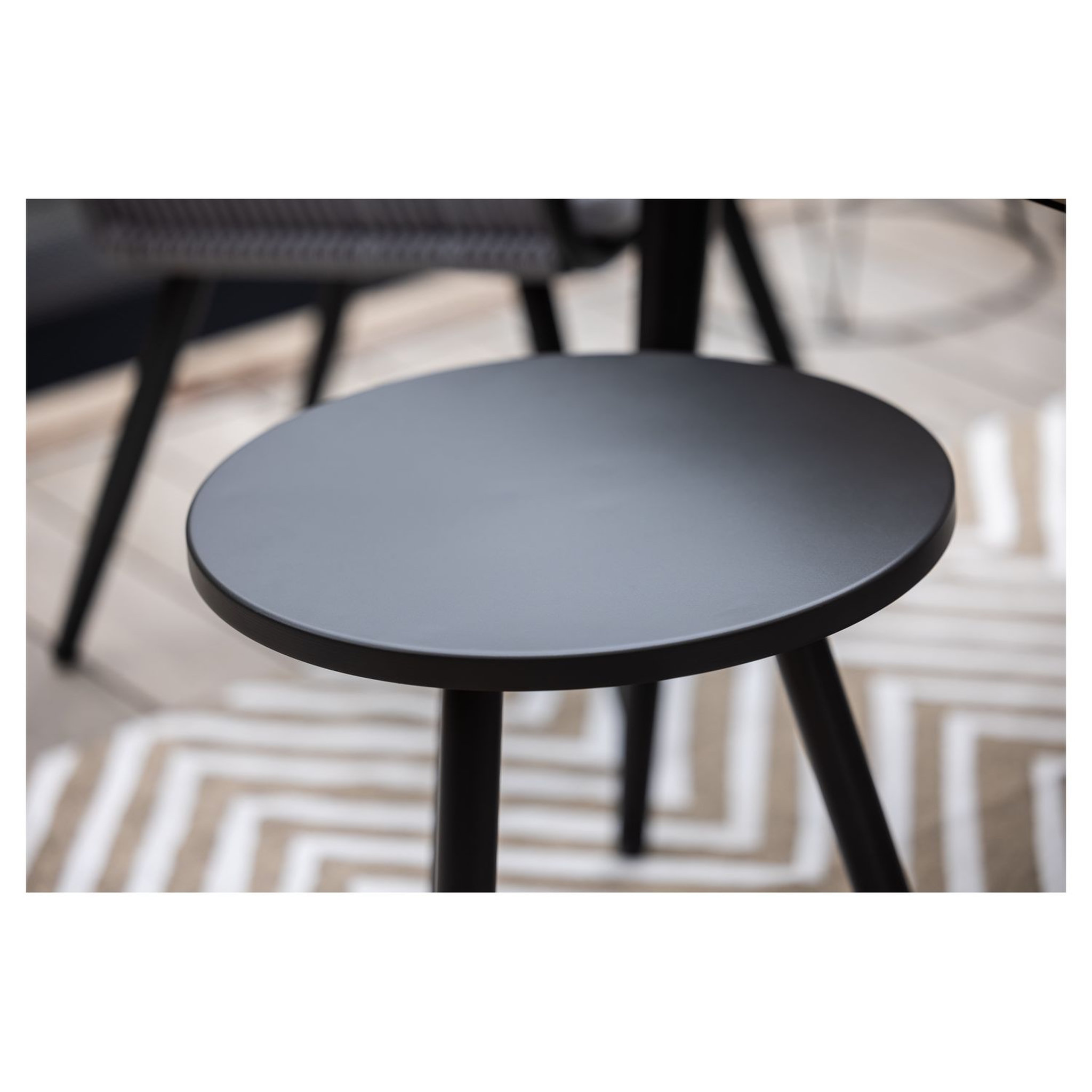 Voir la diapositive 3 : JARDILINE Salon bas de jardin - 2 places - Aluminium - Gris - AMORGOS