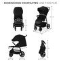 Voir la diapositive 6 : KINDERKRAFT Poussette trig 3 pratique et confortable
