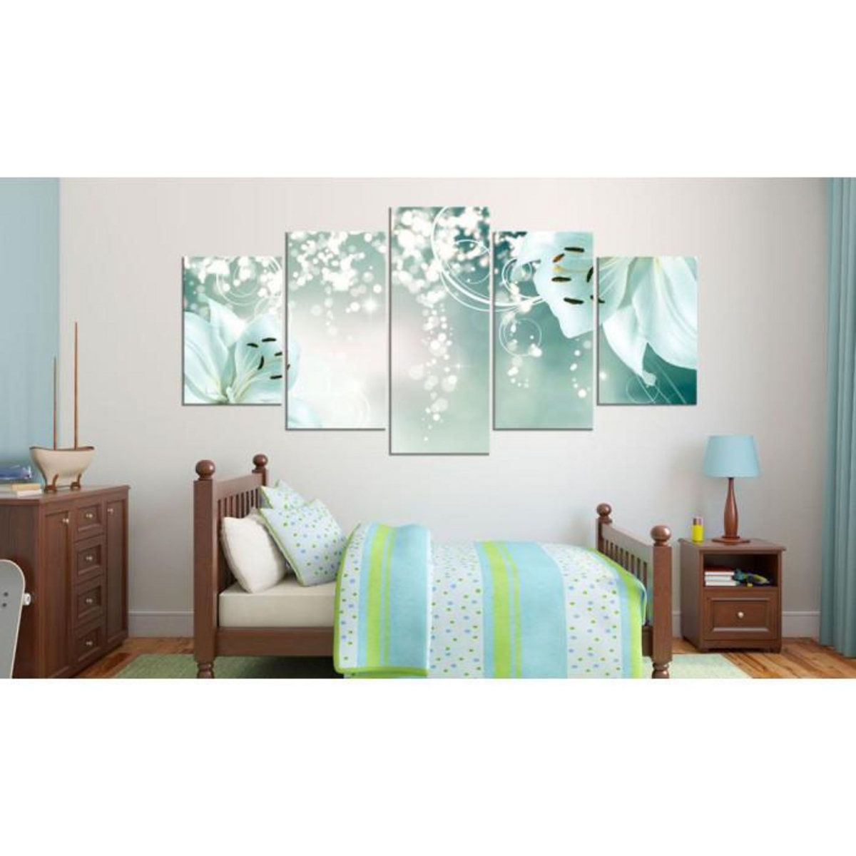 Paris Prix Tableau Imprimé  Magic Green Composition