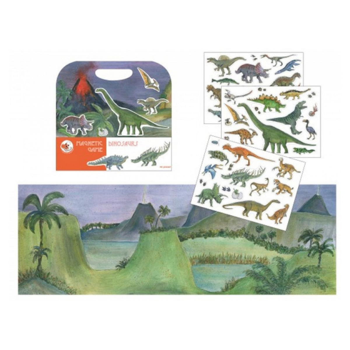 EGMONT TOYS jeu magnetique dinosaure