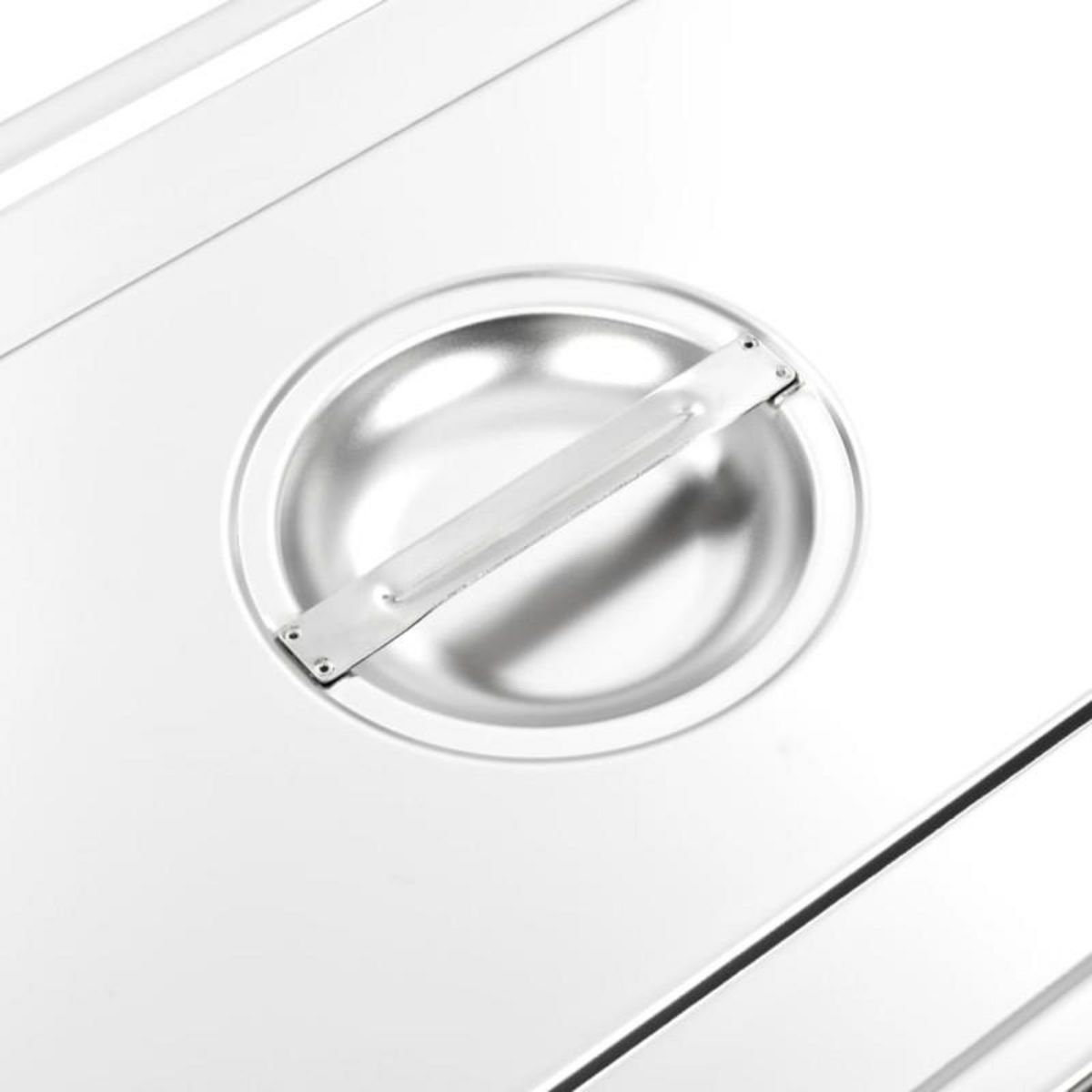 VIDAXL Couvercles de plateau 2 pcs GN 1 1 Acier inoxydable