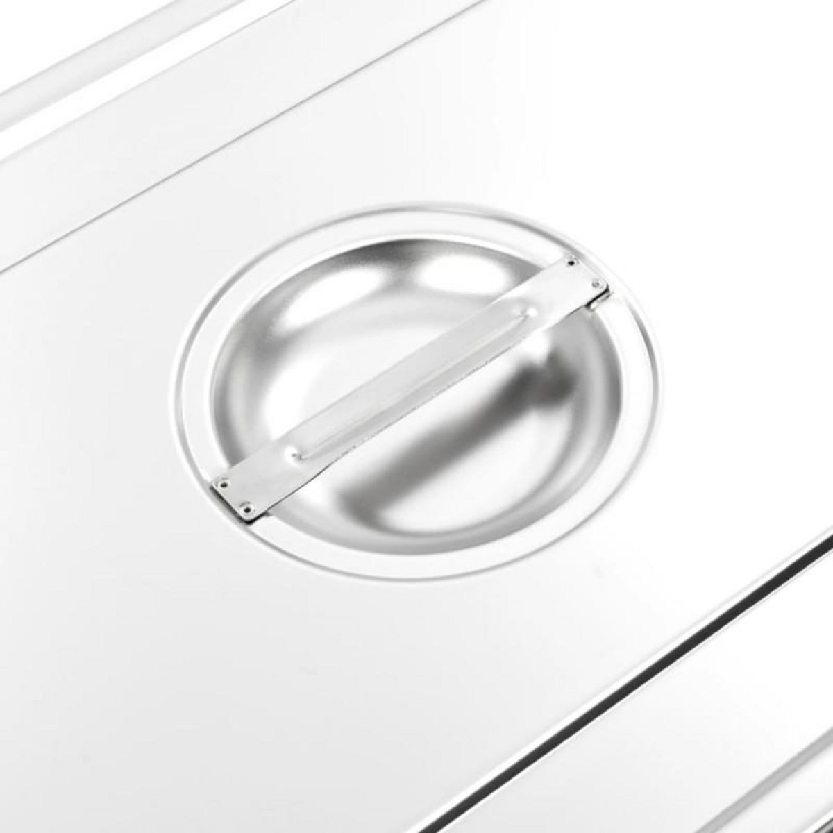 VIDAXL Couvercles de plateau 2 pcs GN 1 1 Acier inoxydable