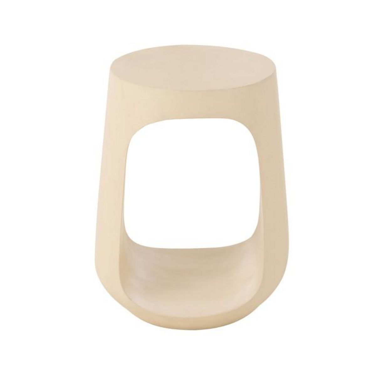 Paris Prix Table d'Appoint Design en Bois  Cave  46cm Beige
