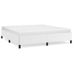VIDAXL Cadre de lit sans matelas blanc 180x200 cm similicuir