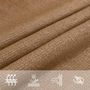 Voir la diapositive 5 : VIDAXL Voile d'ombrage 160 g/m^2 Taupe 4x4x4 m PEHD