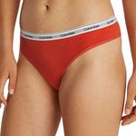 CALVIN KLEIN JEANS String  Femme Calvin Klein Jeans Brazilian. Coloris disponibles : Rouge