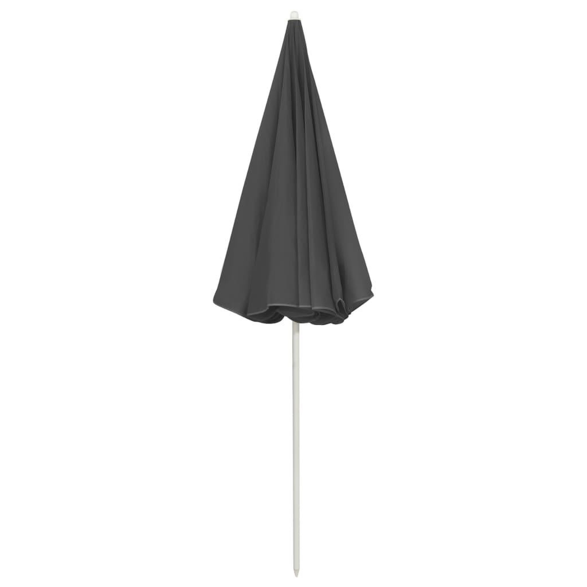 Voir la diapositive 4 : VIDAXL Parasol de plage anthracite 240 cm