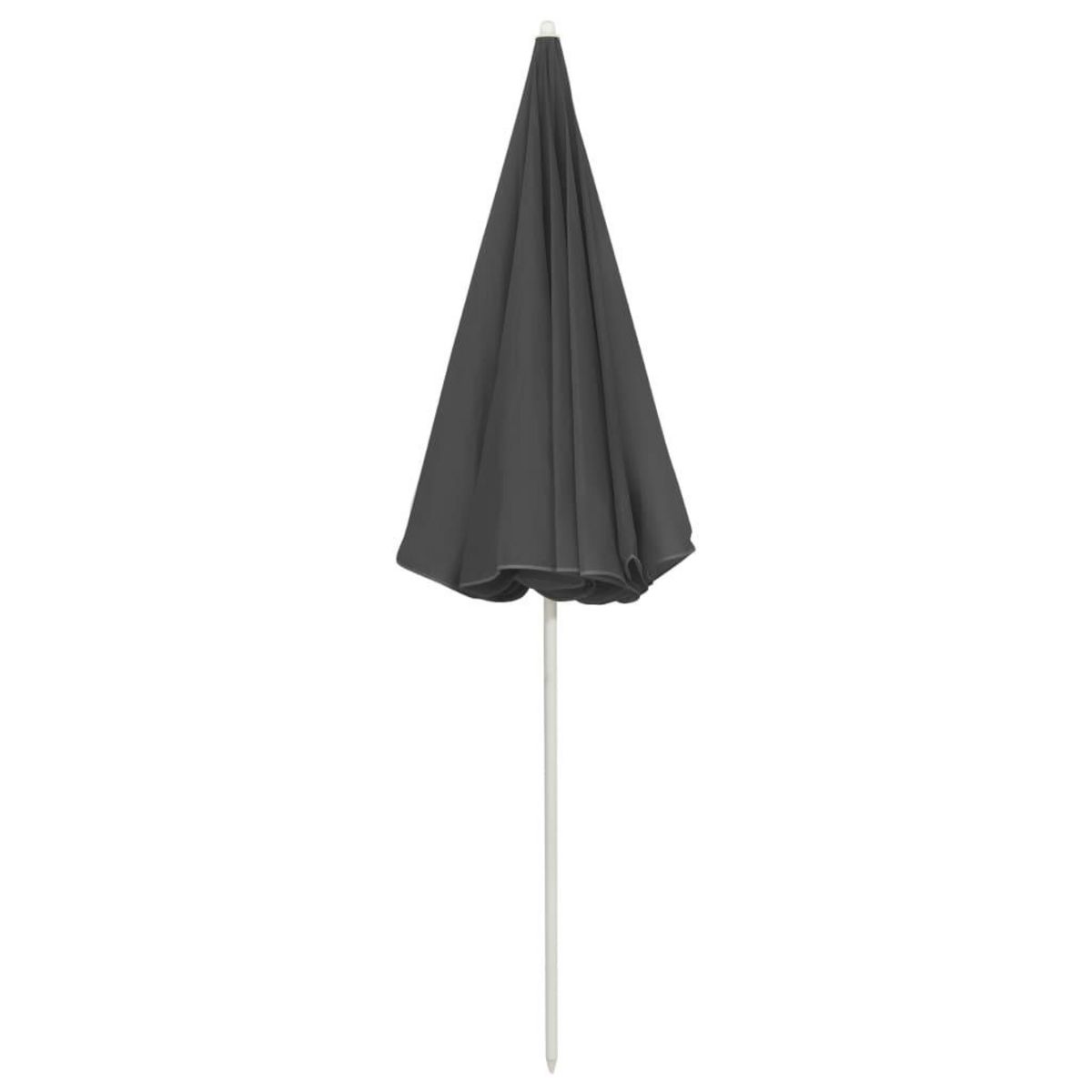 VIDAXL Parasol de plage anthracite 240 cm