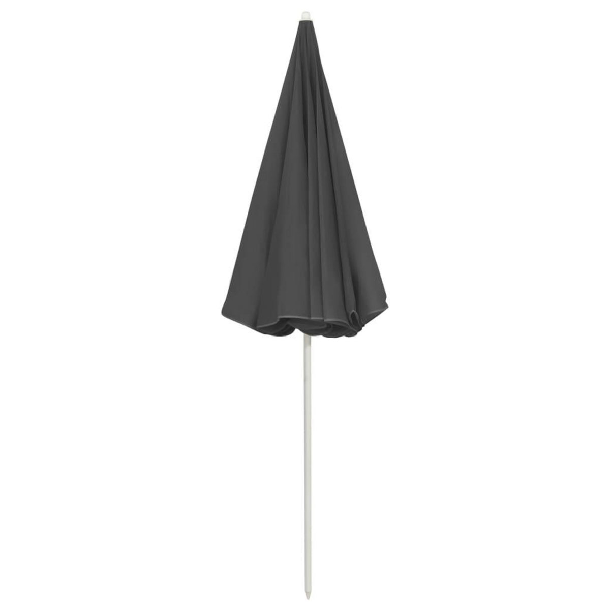 VIDAXL Parasol de plage anthracite 240 cm