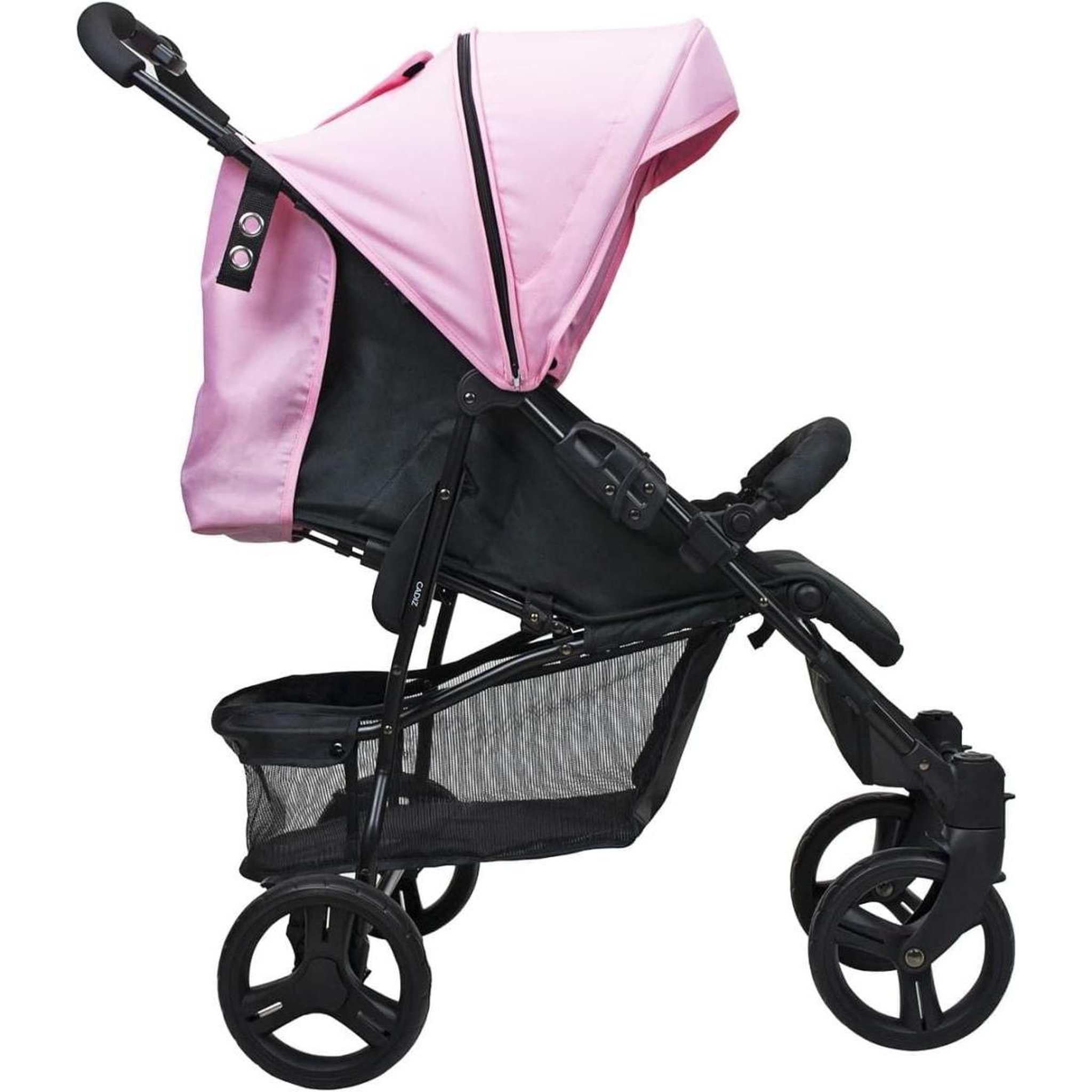 Voir la diapositive 2 : Asalvo Poussette Cadix Rose Candy : Confort et Sécurité pour Votre Enfant