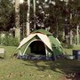 Voir la diapositive 3 : VIDAXL Tente de camping a dome 3 personnes vert liberation rapide