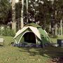 Voir la diapositive 3 : VIDAXL Tente de camping a dome 3 personnes vert liberation rapide