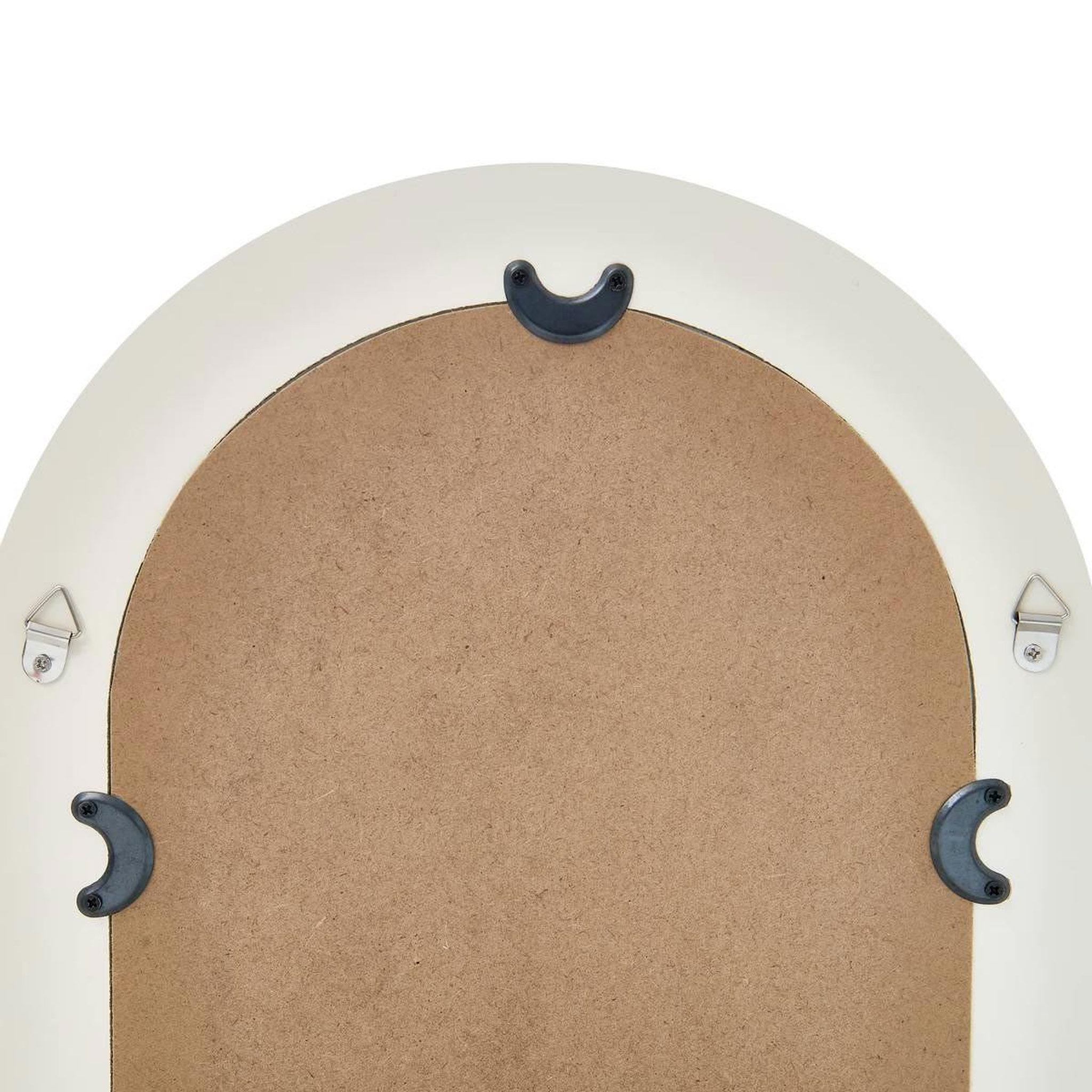 Voir la diapositive 4 : ATMOSPHERA Lot de 3 Miroirs Muraux  Anny  52cm Beige