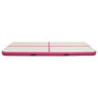 Voir la diapositive 3 : VIDAXL Tapis gonflable de gymnastique avec pompe 300x100x20cm PVC Rose