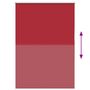 Voir la diapositive 5 : VIDAXL Store enrouleur occultant rouge largeur du tissu 105,7 cm