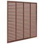 Voir la diapositive 3 : VIDAXL Cloture a persiennes WPC 180x180 cm Marron