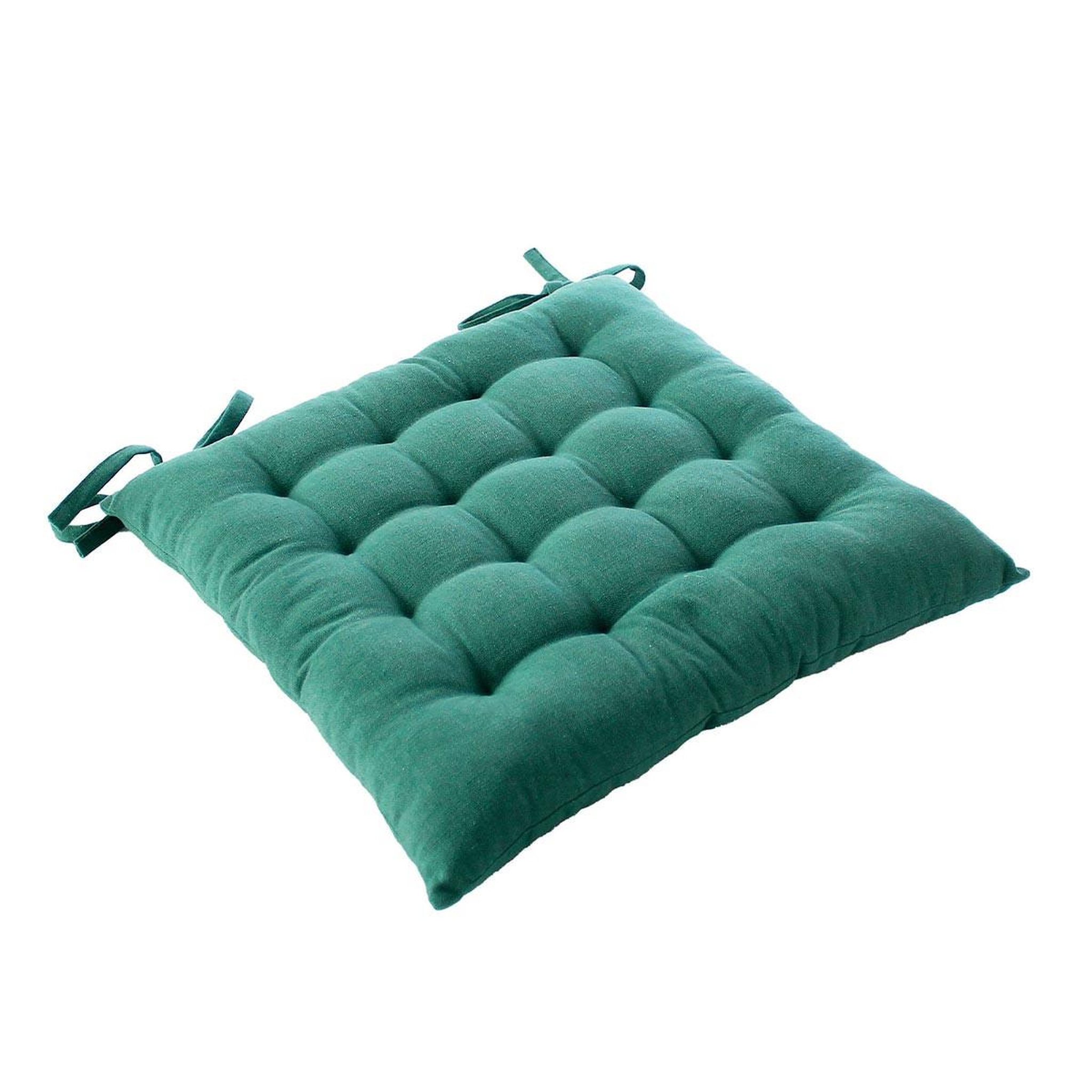 ENJOY HOME Galette de Chaise Piquée  Cambria  38x38cm Vert Jade
