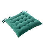 Paris Prix Galette de Chaise Piquée  Cambria  38x38cm Vert Jade