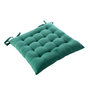 Voir la diapositive 1 : Paris Prix Galette de Chaise Piquée  Cambria  38x38cm Vert Jade