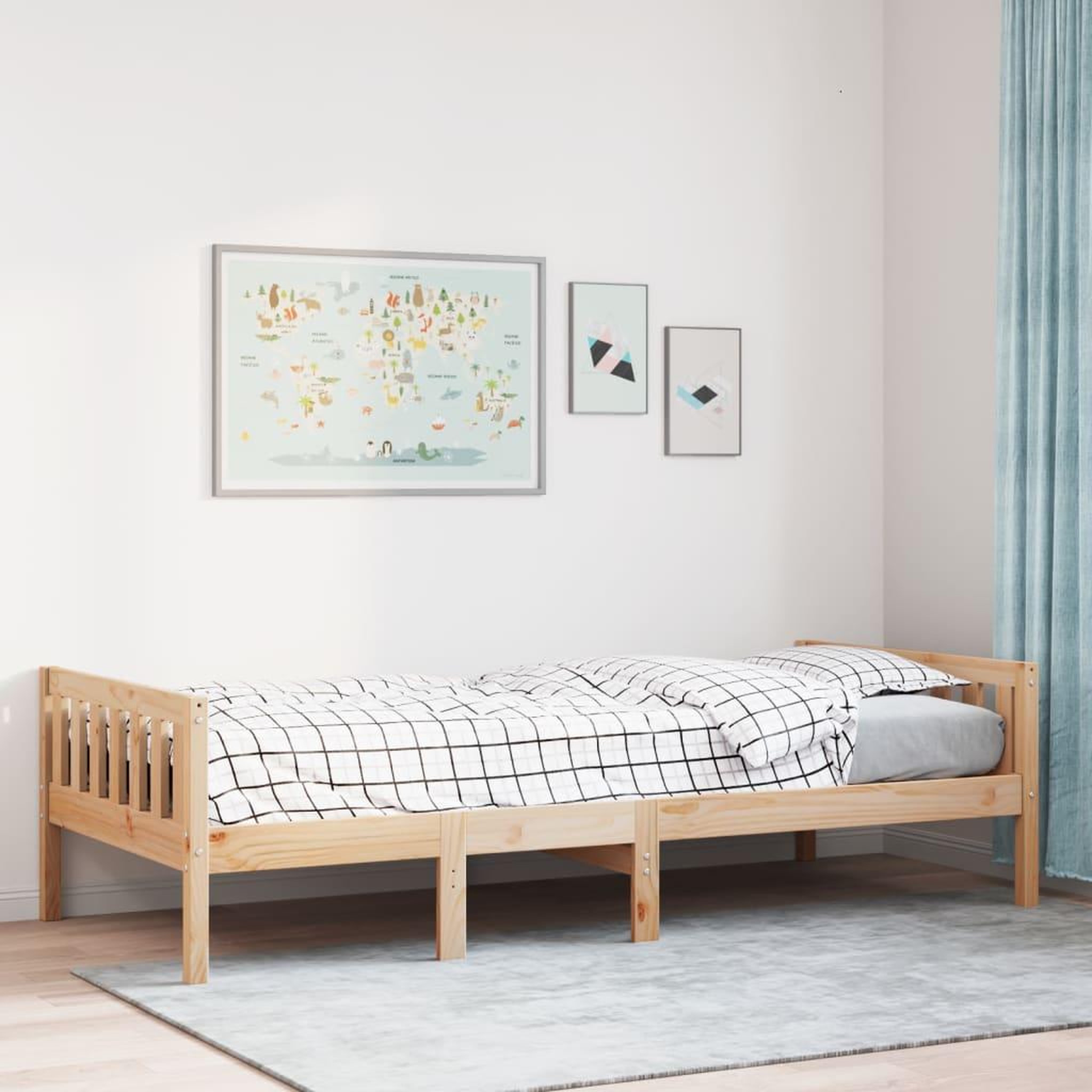 VIDAXL Lit pour enfants sans matelas 90x190 cm bois de pin massif