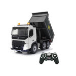 Jamara Voiture télécommandée Camion à benne Volvo FMX Meiller 1:20 2,4GHz