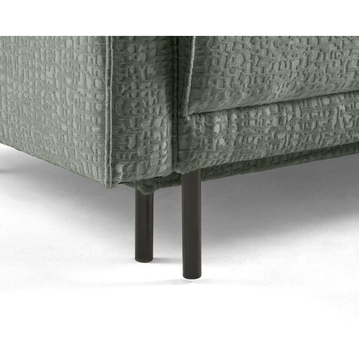 LISA DESIGN Charlie - canapé d'angle réversible 4 places - convertible avec coffre - en tissu velours relief