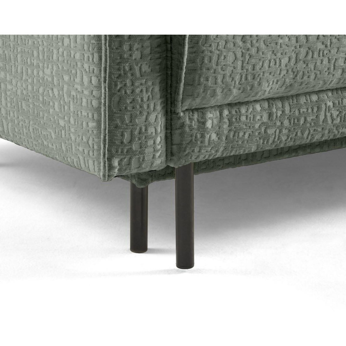 LISA DESIGN Charlie - canapé d'angle réversible 4 places - convertible avec coffre - en tissu velours relief