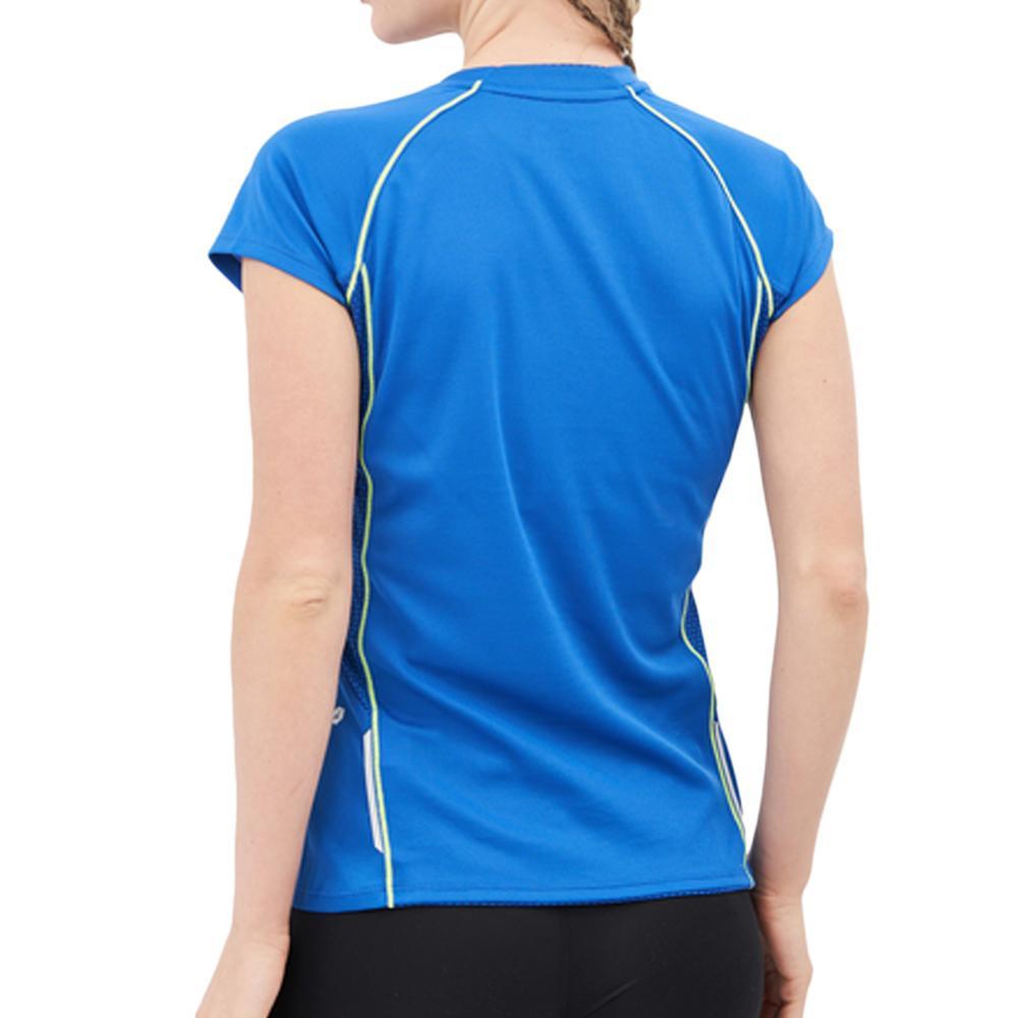 Voir la diapositive 3 : Mizuno T-shirt bleu femme mizuno wos