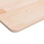 Voir la diapositive 3 : VIDAXL Dessus de table carre 70x70x1,5 cm Bois chene massif non traite