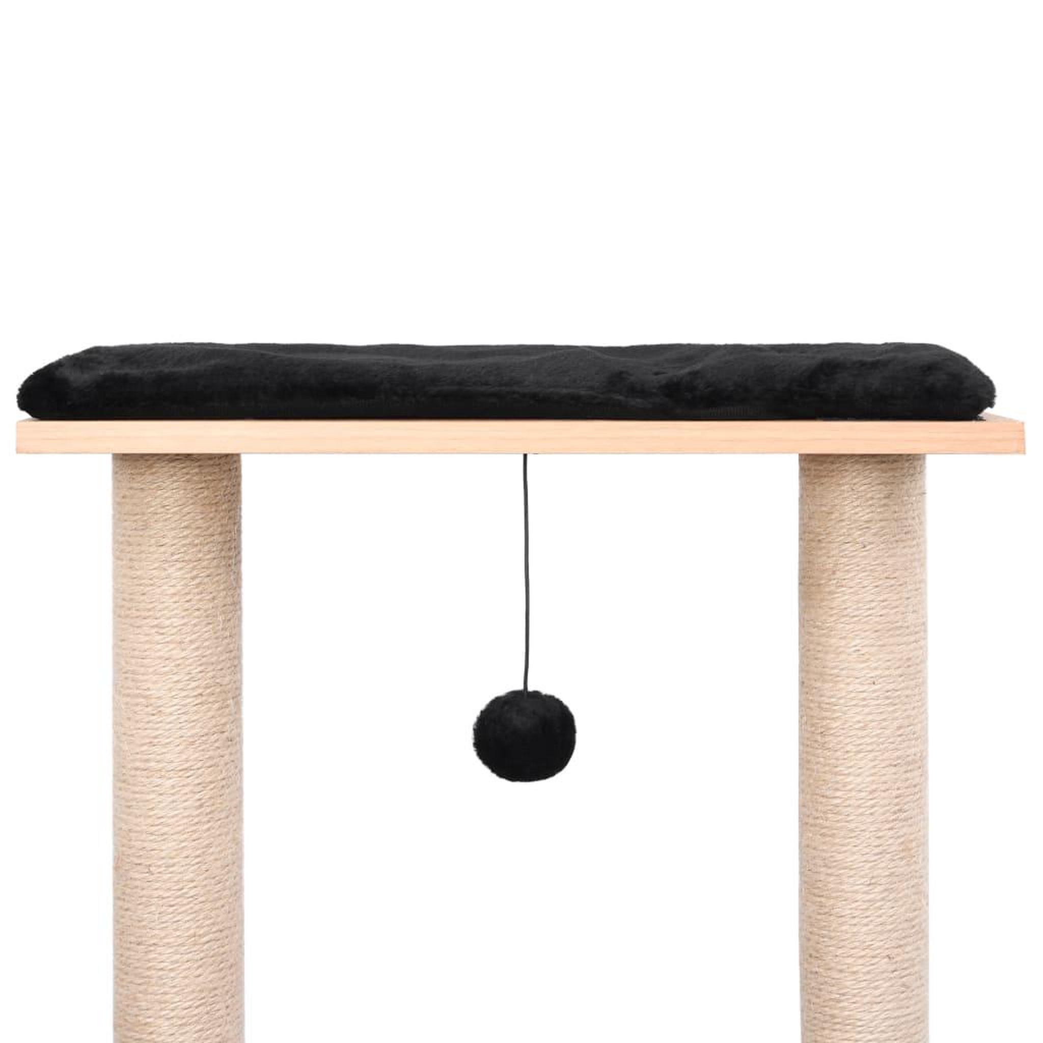 Voir la diapositive 4 : VIDAXL Arbre a chat avec tapis a gratter en sisal 129 cm