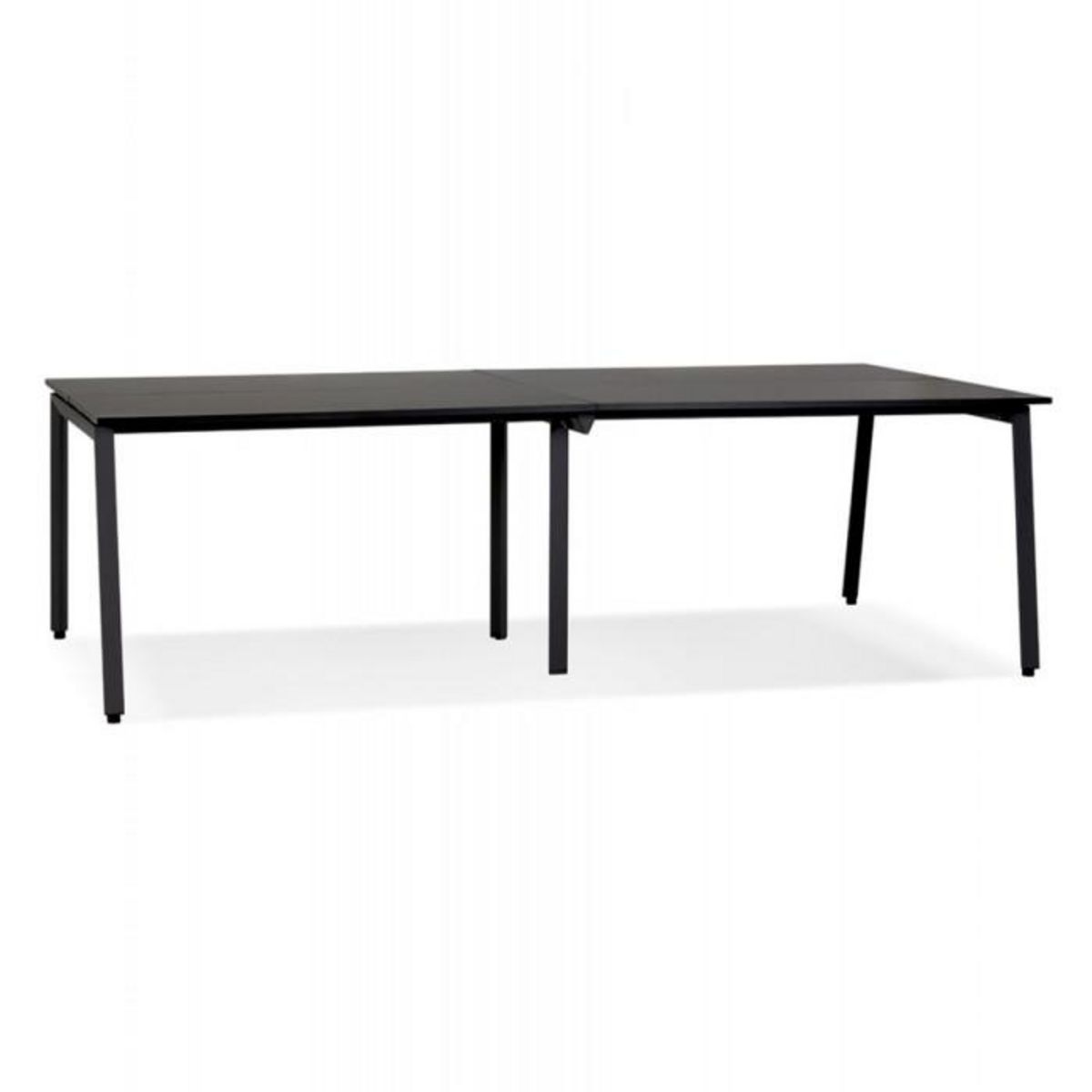 Paris Prix Double Bureau Design  Rosendo  280cm Noir