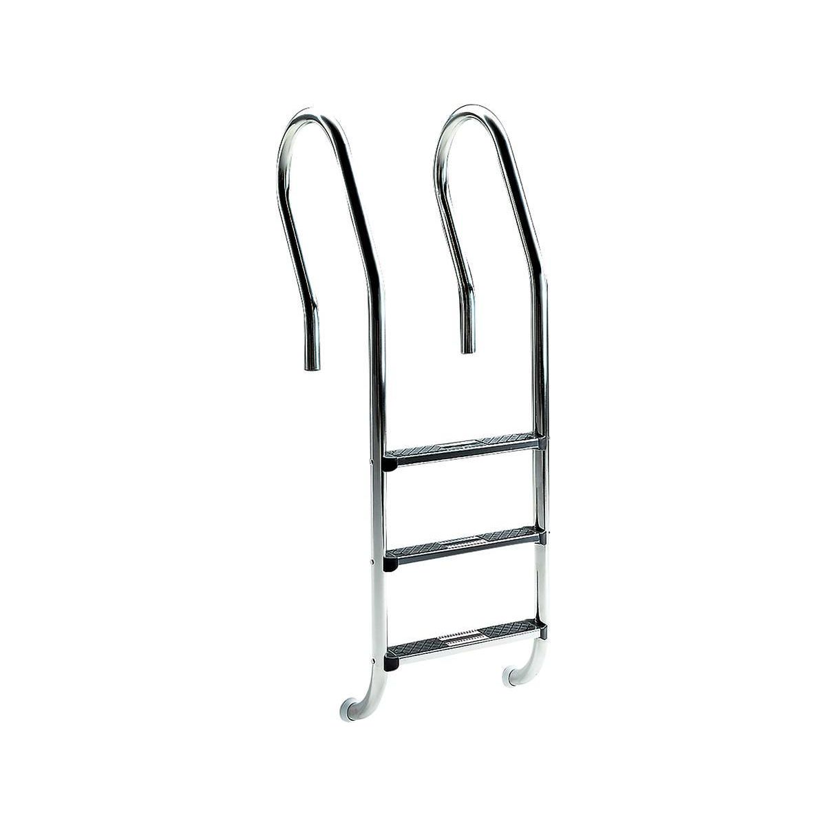 Habitat et Jardin Echelle mixte pour piscine - 4 marches inox