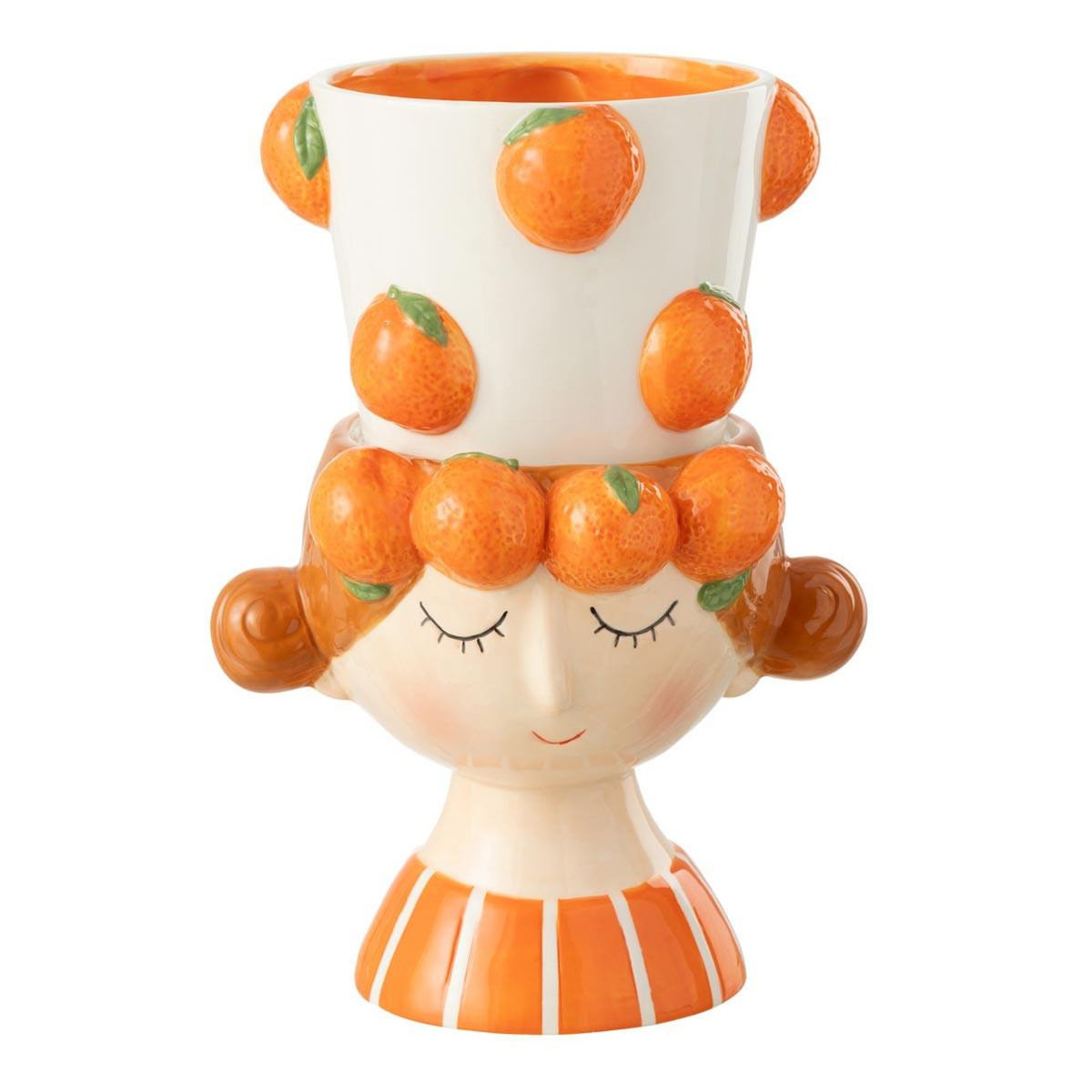 Paris Prix Cache-Pot en 2 Parties  Fille Orange  30cm Multicolore