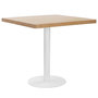 Voir la diapositive 1 : VIDAXL Table de bistro Marron clair 80x80 cm MDF