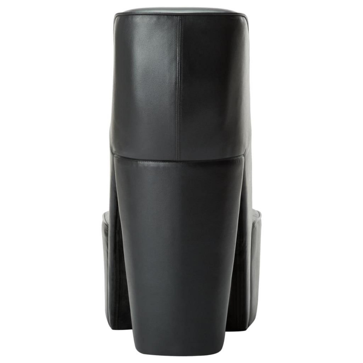 VIDAXL Chaise en forme de chaussure a talon haut noir similicuir