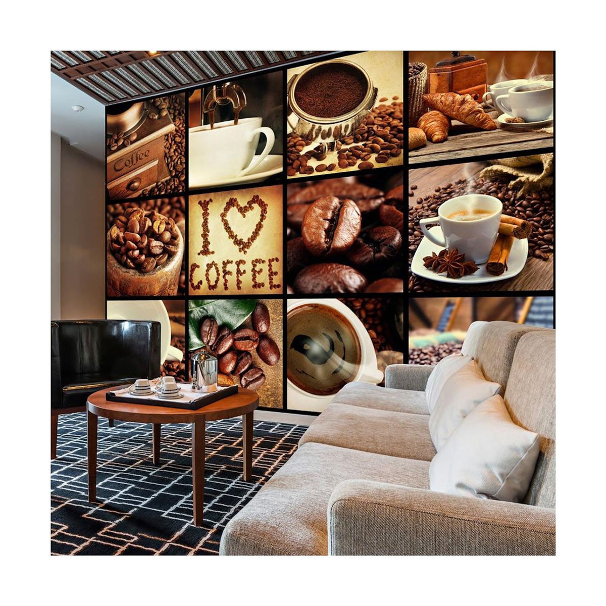 Paris Prix Papier Peint  Coffee Collage